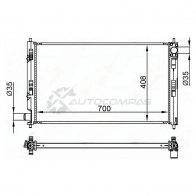 Радиатор MITSUBISHI ASX 1,8 10-16 SAT V BZQATS SGMC0088071 1440530733
