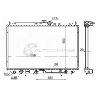 Радиатор MITSUBISHI CARISMA 96-98/SPACE STAR 98-05
