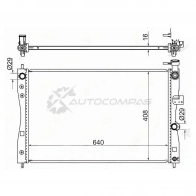 Радиатор MITSUBISHI COLT Z3 04-11 EUR SAT IWY1 B MC0001Z3 1422814021