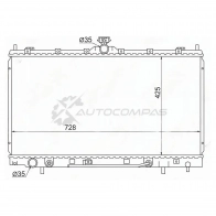 Радиатор MITSUBISHI GRANDIS 4G69 03 SAT MC000803 Q64C G 1422813315