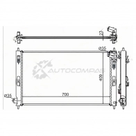 Радиатор MITSUBISHI LANCER 1.5/1.8/2.0/2.0D 07-/ASX 10-/OUTLANDER XL/CITROEN C-CROSSER/PEUGEOT 4007 SAT 3LV3 X SGMC008807R 1440514432