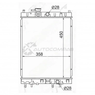 Радиатор NISSAN CUBE 98-02 АКПП SAT 0CM LS NS000199 1422815438