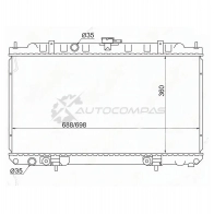 Радиатор NISSAN PRIMERA QR2 01-08