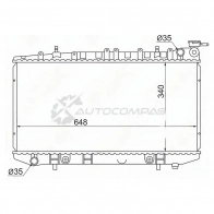 Радиатор NISSAN PRIMERA/AVENIR SR18/20 90-95 SAT NS000210 1422815422 O5PK3 7