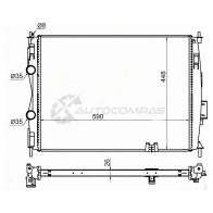 Радиатор NISSAN QASHQAI 1,6 06 SAT NS0013 1422815443 S 57ED1G