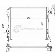 Радиатор NISSAN QASQHAI 14- R9M/X-TRAIL T32 14 SAT 1422817511 O6Z13 DU NS0013J11D