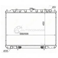 Радиатор NISSAN RNESSA(SR20)/PRESAGE KA24/X-TRAIL YD22 00-07/LIBERTY/PREIRIE M12 98-02 SAT NS0005U30 1422815426 9DATPJ M