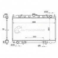 Радиатор NISSAN SUNNY B15/AD/WIGROAD Y11 98-05 YD22