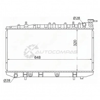 Радиатор NISSAN SUNNY/PULSAR/PRESEA/AD/WINGROAD 90-98 SAT 5ASU BP 1422817317 NS0001141