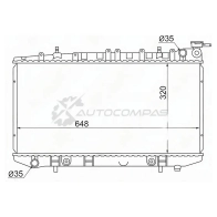 Радиатор NISSAN SUNNY/PULSAR/PRESEA/SENTRA/AD/WINGROAD 90-98 SAT SGNS000114 3W0TK X 1422810690