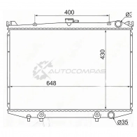 Радиатор NISSAN TERRANO/DATSUN/HARDBOY/PATHFINDER 1991-95 3,0 Gasoline SAT L RK0MCE 1422815442 NS000W212R