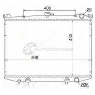 Радиатор NISSAN TERRANO/DATSUN/HARDBOY/PATHFINDER 3.0 91-95 GASOLINE SAT 9D GI4 NS000W21 1422815413