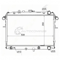 Радиатор NISSAN VANETTE/MAZDA BONGO/MITSUBISHI DELICA бензин 99 SAT ZM 5LW NS0005 1422813400