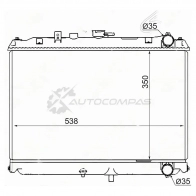 Радиатор NISSAN VANETTE/MAZDA BONGO/MITSUBISHI DELICA бензин 99 SAT NS0005MT X6QA 7L1 1422816439