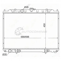 Радиатор NISSAN X-TRAIL/LIBERTY QR20/25 00-07