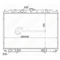 Радиатор NISSAN X-TRAIL/LIBERTY QR20/25 00-07 SAT PDI4 G 1422817046 SGNS0007