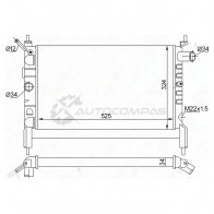 Радиатор Opel Astra F 91-01 1.4-1.6 (трубчатый) SAT ST010008 Z PUUT4R 1440989402