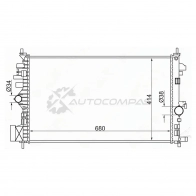 Радиатор OPEL INSIGNIA 1.6/1.8 (бензин) 08 SAT SGOP0001081 1422819030 NIWIF 1