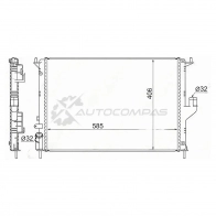 Радиатор RENAULT LOGAN/SANDERO 1.4/1.6 с кондиционером 08-/RENAULT DUSTER 1.6/2.0 без AC/LADA LARGUS SAT FN ECQ 1422800207 RN0002081