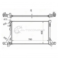 Радиатор RENAULT MASTER 2.3 /OPEL MOVANO W/O A/C 11 SAT OP0011 289O M 1422802256