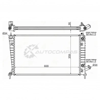 Радиатор SAAB 9-5 2.0T/2.3T 97-10 SAT 1422802246 OB6Q3 U SA0001