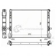 Радиатор SCANIA 3 P/R/T-SERIES 89-95 SAT F F06EHX SC0003 1422820182