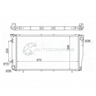 Радиатор SUBARU FORESTER 97-02 бачки верт. SAT SB00011 3Q2 RCJ 1422820501