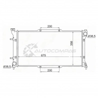 Радиатор SUBARU LEGACY 1.8/2.0/2.2 93-98