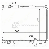 Радиатор SUZUKI ESCUDO/GRAND VITARA XL-7 2.7 03-05 SAT SK0004 Z IAG9 1422821133