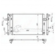 Радиатор Toyota AQUA 11-/AXIO/FIELDER NKE165 13-/PRIUS C 11-/YARIS NHP13 12 SAT LGZMD T TY0002NHP10 1422828555