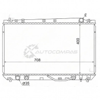 Радиатор Toyota AVALON/PRONARD 1MZ-FE 00-05 SAT TY0003MCX20 KW 4QW 1422823894