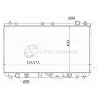 Радиатор Toyota CAMRY GRACIA/QUALIS/WINDOM/LEXUS ES300 2.5/3.0 96-01 SAT TY0003MCV20 8 HUXJ4A 1422823859