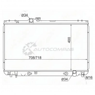 Радиатор Toyota CHASER/CRESTA/VEROSSA/MARK II ZX100/ZX110 2.0/3.0 96 SAT TY0005100 1422823927 EN TA9ZH