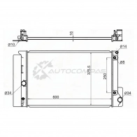 Радиатор Toyota COROLLA E150 АКПП/AURIS 06-/AVENSIS/VERSO/RUMION 09- LHD (пластинчатый) SAT TY0001150 5 CT0NS 1422823892