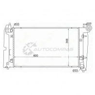 Радиатор Toyota COROLLA FIELDER 00-/VOLTZ/RUNX/ALLEX/SPACIO/WILL VS/Vi /MATRIX/VERSO 04 SAT W4 YJK5 1422799674 TY0001120