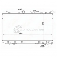 Радиатор Toyota CORONA PREMIO/CARINA/AVENSIS/CALDINA 96-02 DIESEL SAT TY0002CT2102R 1422821593 DCV 0L