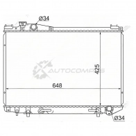 Радиатор Toyota CROWN 2.0/3.0 91-95 SAT 1422823936 TY0006140 B4PF ZY