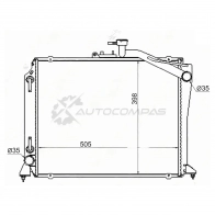 Радиатор Toyota HIACE RZH10 90-99 GASOLINE SAT TY0010RZH10 F4WY EY 1422823953