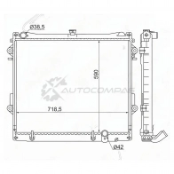 Радиатор Toyota LAND CRUISER 200/LEXUS LX570 2UZ-FE/1/3UR 07 SAT O4X8 UVH 1422823867 TY0009200