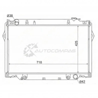 Радиатор Toyota LAND CRUISER 80 FZJ80 4.5 90-98 SAT 1422823880 3L 7RQ TY0009FZJ80