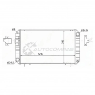 Радиатор Toyota LITE/TOWNACE TRUCK 1C/2C CM5/6 89-99 MT SAT N T5ICI 1422824012 TY0069MT