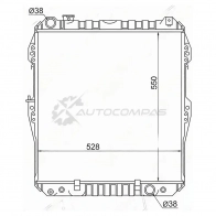 Радиатор Toyota SURF/HILUX/4-RUNNER 1KZ-TE 3.0 93-95 алюминий SAT 3E N13D ST100031 1440989411