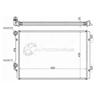 Радиатор VOLKSWAGEN GOLF* 03- /JETTA 05-/PASSAT* 05-/ TOURAN 03-/AUDI A3 03-12/AUDI TT 06-/SKODA SUP SAT VW00081 OB OLT1 1422832380