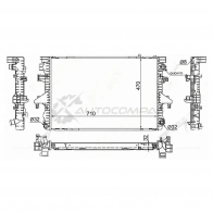 Радиатор VOLKSWAGEN T5 2.5TD 03 SAT VW00091 2 TMXJ 1422832403