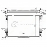 Радиатор VOLVO 850/S70/V70 2.0T/2.3T/2.5T 91-00 SAT 1422834303 VL0001 8WUO DD