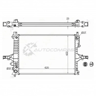 Радиатор VOLVO S60/V70/XC70/S80 98 SAT 1422834357 SGVL0003 EMK0P K