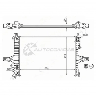 Радиатор VOLVO S60/V70/XC70/S80 98 SAT VL0003 0L9S ELD 1422834310