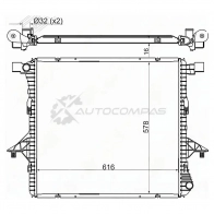 Радиатор VW AMAROK 10 SAT VW0010 R XWOF3 1422832846