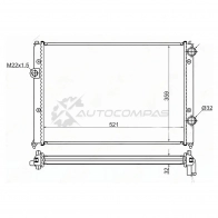 Радиатор VW PASSAT B4 1.6/1.8/2.0 93-96 SAT VW0002 1422832406 NFNNQ DO