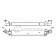 Радиатор интеркулер MERCEDES W211 02-09 SAT LFF45N U 1440530239 STA2115001102